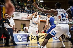 Basketball, ABL 2018/19, Playoff HF Spiel 2, Oberwart Gunners, Gmunden Swans, Christopher Tawiah (14)