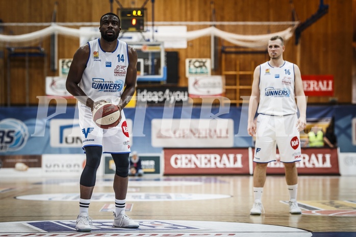 Basketball, ABL 2018/19, Playoff HF Spiel 2, Oberwart Gunners, Gmunden Swans, Christopher Tawiah (14)