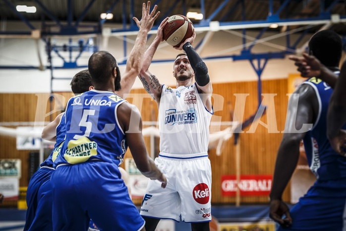 Basketball, ABL 2018/19, Playoff HF Spiel 2, Oberwart Gunners, Gmunden Swans, Hayden Thomas Lescault (11)