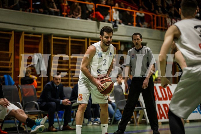Basketball, Basketball Zweite Liga, Playoffs: Viertelfinale 2. Spiel, BBC Nord Dragonz, Mattersburg Rocks, Petar Cosic (2)