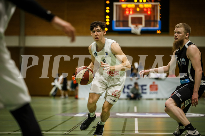 Basketball, Basketball Zweite Liga, Playoffs: Viertelfinale 2. Spiel, BBC Nord Dragonz, Mattersburg Rocks, Felix Leindecker (8)