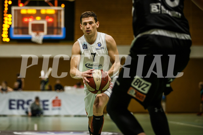 Basketball, Basketball Zweite Liga, Playoffs: Viertelfinale 2. Spiel, BBC Nord Dragonz, Mattersburg Rocks, Dragisa Najdanovic (7)