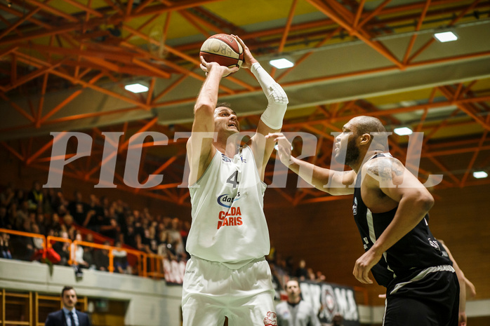 Basketball, Basketball Zweite Liga, Playoff: Viertelfinale 2. Spiel, BBC Nord Dragonz, BK Mattersburg Rocks, Fuad Memcic (44)