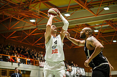 Basketball, Basketball Zweite Liga, Playoff: Viertelfinale 2. Spiel, BBC Nord Dragonz, BK Mattersburg Rocks, Fuad Memcic (44)