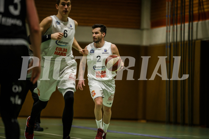 Basketball, Basketball Zweite Liga, Playoffs: Viertelfinale 2. Spiel, BBC Nord Dragonz, Mattersburg Rocks, Petar Cosic (2)