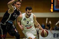 Basketball, Basketball Zweite Liga, Playoffs: Viertelfinale 2. Spiel, BBC Nord Dragonz, Mattersburg Rocks, Petar Cosic (2)