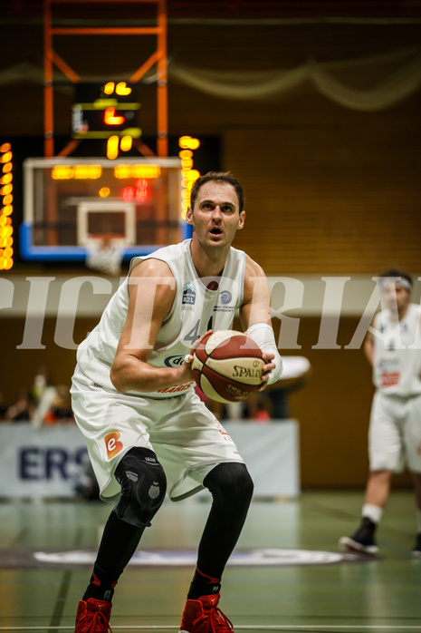 Basketball, Basketball Zweite Liga, Playoffs: Viertelfinale 2. Spiel, BBC Nord Dragonz, Mattersburg Rocks, Fuad Memcic (44)