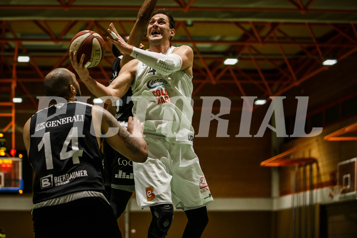 Basketball, Basketball Zweite Liga, Playoffs: Viertelfinale 2. Spiel, BBC Nord Dragonz, Mattersburg Rocks, Fuad Memcic (44)