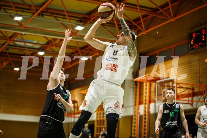 Basketball, Basketball Zweite Liga, Grunddurchgang 22.Runde, BBC Nord Dragonz, UDW Alligators Deutsch Wagram, Petar Zivkovic (8)