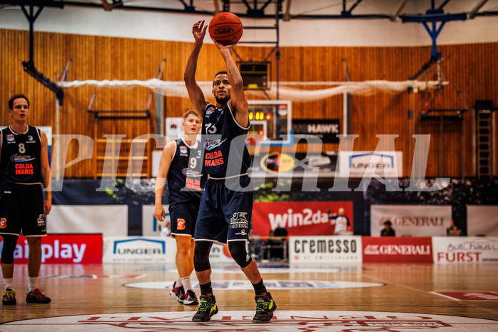 Basketball, win2day Basketball Superliga 2022/23, Grunddurchgang Runde 1, Oberwart Gunners, BBC Nord Dragonz Eisenstadt, Kyran Jordan Mc Clure (13)