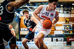 Basketball, win2day Basketball Superliga 2022/23, Grunddurchgang Runde 1, Oberwart Gunners, BBC Nord Dragonz Eisenstadt, Brock Gardner (10)