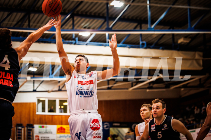 Basketball, win2day Basketball Superliga 2022/23, Grunddurchgang Runde 1, Oberwart Gunners, BBC Nord Dragonz Eisenstadt, Magdy Abou-Ahmed (6)