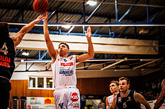 Basketball, win2day Basketball Superliga 2022/23, Grunddurchgang Runde 1, Oberwart Gunners, BBC Nord Dragonz Eisenstadt, Magdy Abou-Ahmed (6)
