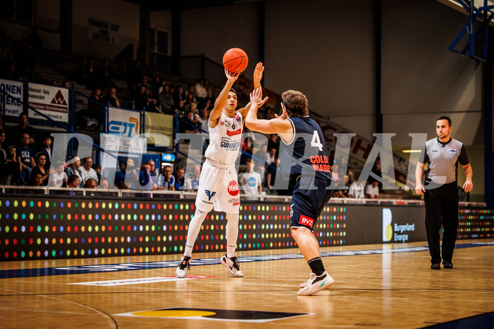Basketball, win2day Basketball Superliga 2022/23, Grunddurchgang Runde 1, Oberwart Gunners, BBC Nord Dragonz Eisenstadt, Magdy Abou-Ahmed (6)