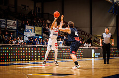 Basketball, win2day Basketball Superliga 2022/23, Grunddurchgang Runde 1, Oberwart Gunners, BBC Nord Dragonz Eisenstadt, Magdy Abou-Ahmed (6)