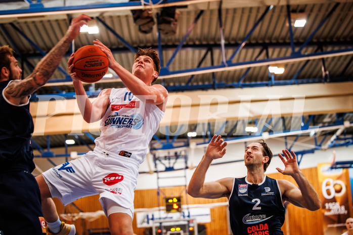 Basketball, win2day Basketball Superliga 2022/23, Grunddurchgang Runde 1, Oberwart Gunners, BBC Nord Dragonz Eisenstadt, Brock Gardner (10)