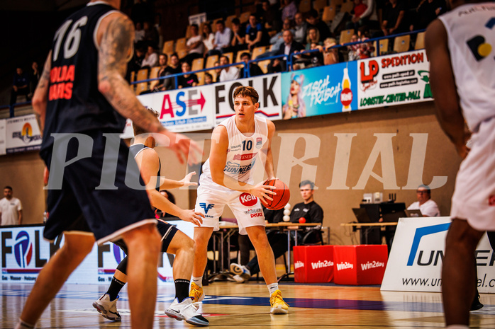 Basketball, win2day Basketball Superliga 2022/23, Grunddurchgang Runde 1, Oberwart Gunners, BBC Nord Dragonz Eisenstadt, Brock Gardner (10)