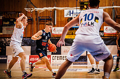 Basketball, win2day Basketball Superliga 2022/23, Grunddurchgang Runde 1, Oberwart Gunners, BBC Nord Dragonz Eisenstadt, Valentin Pasterk (9)