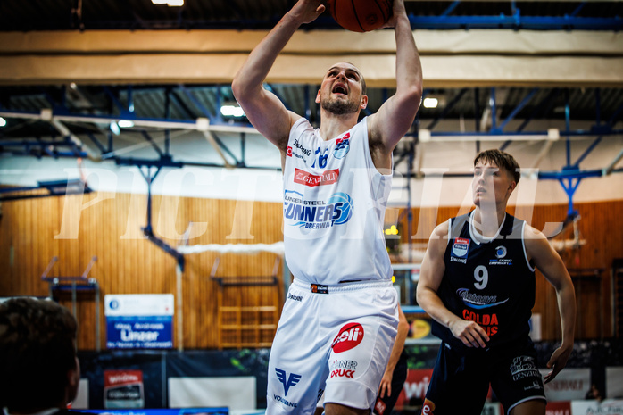 Basketball, win2day Basketball Superliga 2022/23, Grunddurchgang Runde 1, Oberwart Gunners, BBC Nord Dragonz Eisenstadt, Renato Poljak (16)#
