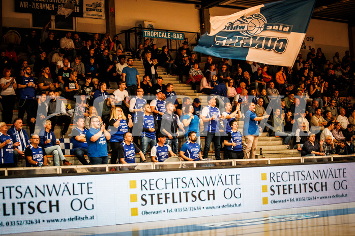 Basketball, win2day Basketball Superliga 2022/23, Grunddurchgang Runde 1, Oberwart Gunners, BBC Nord Dragonz Eisenstadt, Gunners Fans