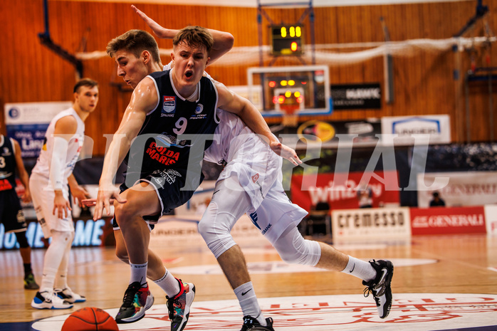 Basketball, win2day Basketball Superliga 2022/23, Grunddurchgang Runde 1, Oberwart Gunners, BBC Nord Dragonz Eisenstadt, Valentin Pasterk (9)