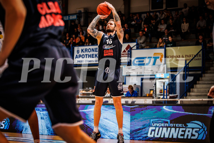 Basketball, win2day Basketball Superliga 2022/23, Grunddurchgang Runde 1, Oberwart Gunners, BBC Nord Dragonz Eisenstadt, Nicolas Scott Allen (16)