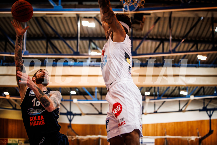 Basketball, win2day Basketball Superliga 2022/23, Grunddurchgang Runde 1, Oberwart Gunners, BBC Nord Dragonz Eisenstadt, Nicolas Scott Allen (16)
