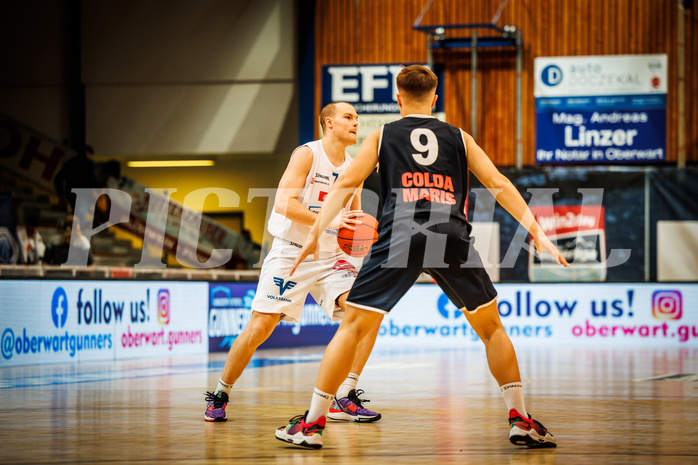 Basketball, win2day Basketball Superliga 2022/23, Grunddurchgang Runde 1, Oberwart Gunners, BBC Nord Dragonz Eisenstadt, Sebastian Käferle (7)