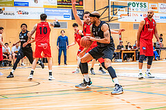 Basketball, Basketball Zweite Liga 2022/23, Playoff Viertelfinale Spiel 3, Mistelbach Mustangs, Wörthersee Piraten, Shawn L. Ray (6)