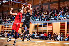 Basketball, Basketball Zweite Liga 2022/23, Playoff Viertelfinale Spiel 3, Mistelbach Mustangs, Wörthersee Piraten, Shawn L. Ray (6)