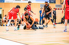 Basketball, Basketball Zweite Liga 2022/23, Playoff Viertelfinale Spiel 3, Mistelbach Mustangs, Wörthersee Piraten, Marcus Holyfield (30)