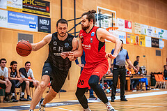 Basketball, Basketball Zweite Liga 2022/23, Playoff Viertelfinale Spiel 3, Mistelbach Mustangs, Wörthersee Piraten, Maximilian Kunovjanek (14)