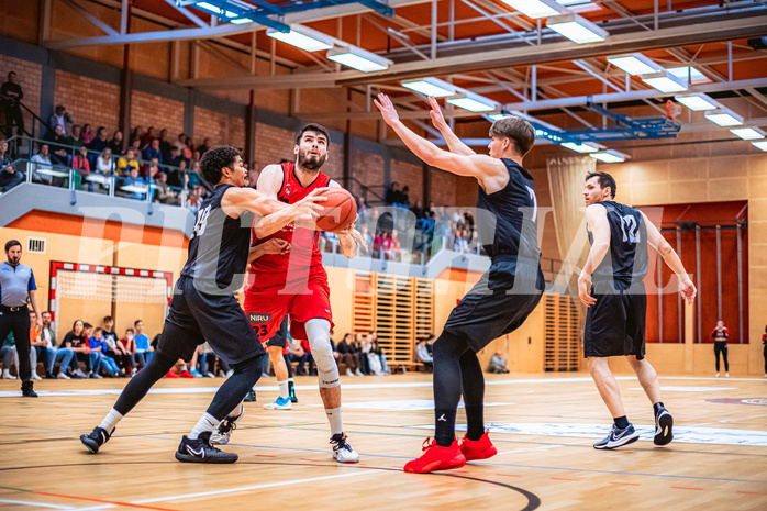 Basketball, Basketball Zweite Liga 2022/23, Playoff Viertelfinale Spiel 3, Mistelbach Mustangs, Wörthersee Piraten, Viktor Vasat (23)