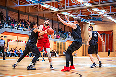 Basketball, Basketball Zweite Liga 2022/23, Playoff Viertelfinale Spiel 3, Mistelbach Mustangs, Wörthersee Piraten, Viktor Vasat (23)