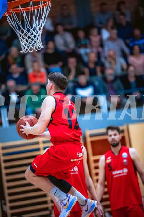 Basketball, Basketball Zweite Liga 2022/23, Playoff Viertelfinale Spiel 3, Mistelbach Mustangs, Wörthersee Piraten, David Wrumnig (12)