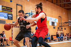 Basketball, Basketball Zweite Liga 2022/23, Playoff Viertelfinale Spiel 3, Mistelbach Mustangs, Wörthersee Piraten, Maximilian Kunovjanek (14)