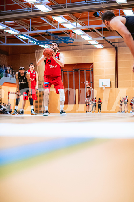 Basketball, Basketball Zweite Liga 2022/23, Playoff Viertelfinale Spiel 3, Mistelbach Mustangs, Wörthersee Piraten, Viktor Vasat (23)