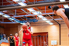 Basketball, Basketball Zweite Liga 2022/23, Playoff Viertelfinale Spiel 3, Mistelbach Mustangs, Wörthersee Piraten, Viktor Vasat (23)