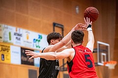 Basketball, Basketball Zweite Liga 2022/23, Playoff Viertelfinale Spiel 3, Mistelbach Mustangs, Wörthersee Piraten, Nick Cevizovic (7)