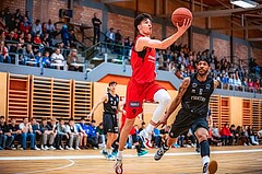 Basketball, Basketball Zweite Liga 2022/23, Playoff Viertelfinale Spiel 3, Mistelbach Mustangs, Wörthersee Piraten, Maximilian Girschik (9)