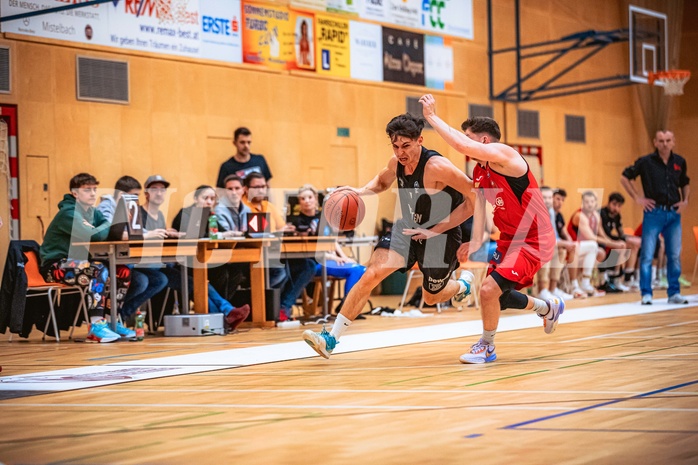 Basketball, Basketball Zweite Liga 2022/23, Playoff Viertelfinale Spiel 3, Mistelbach Mustangs, Wörthersee Piraten, Felix Leindecker (5)