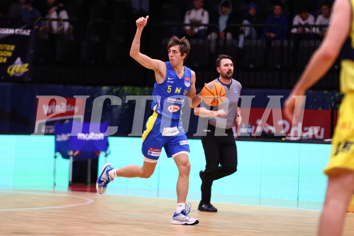 15.11.2024, Graz, Raiffeisen Sportpark Graz, Basketball Superliga 2024/25, Grunddurchgang, Runde 9, UBSC Raiffeisen Graz - SKN St. Pölten