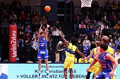15.11.2024, Graz, Raiffeisen Sportpark Graz, Basketball Superliga 2024/25, Grunddurchgang, Runde 9, UBSC Raiffeisen Graz - SKN St. Pölten