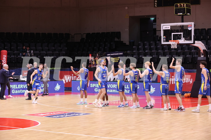 15.11.2024, Graz, Raiffeisen Sportpark Graz, Basketball Superliga 2024/25, Grunddurchgang, Runde 9, UBSC Raiffeisen Graz - SKN St. Pölten