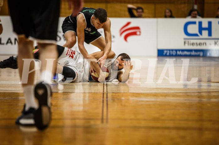 Basketball, Basketball Zweite Liga, Grunddurchgang 1.Runde, Mattersburg Rocks, Deutsch Wagram Alligators, Tobias WINKLER (9) Nikola Letic (4)