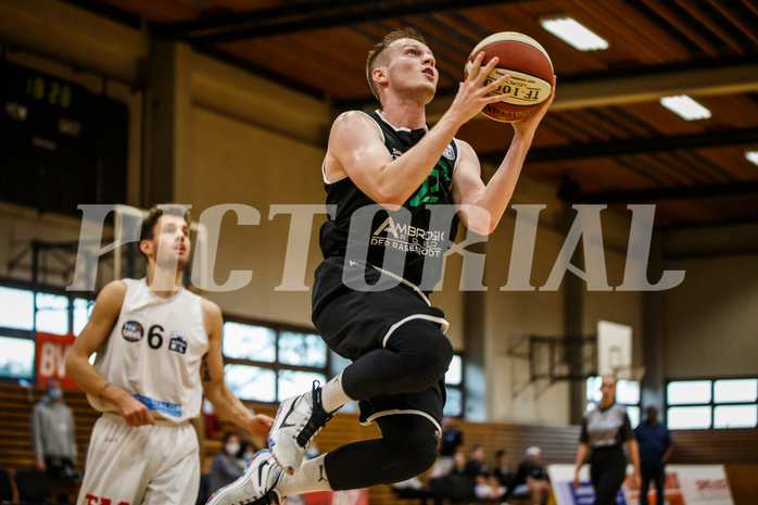 Basketball, Basketball Zweite Liga, Grunddurchgang 1.Runde, Mattersburg Rocks, Deutsch Wagram Alligators, Maximilian Pelz (22)