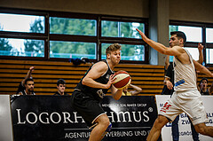 Basketball, Basketball Zweite Liga, Grunddurchgang 1.Runde, Mattersburg Rocks, Deutsch Wagram Alligators, Mark Laurencik (68)