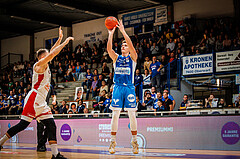 Basketball, win2day Basketball Superliga 2022/23, Grunddurchgang Runde 4, Oberwart Gunners, BC Vienna, Brock Gardner (10)