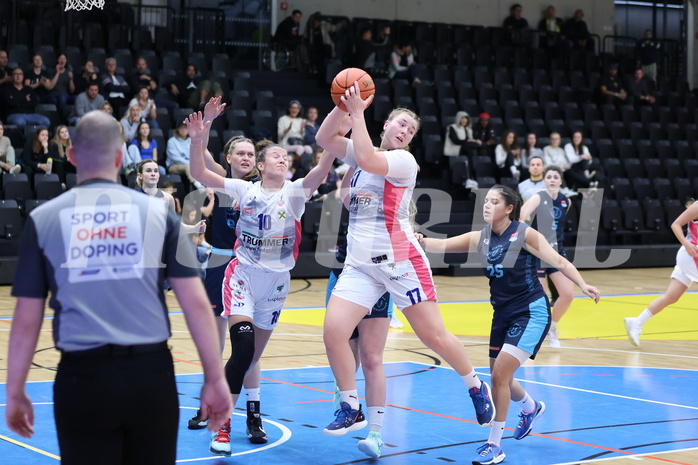 23.10.2022, Raiffeisen Sportpark, Basketball Damen Superliga 2022/23, Grunddurchgang 4.Runde,  
UBSC-DBBC Graz vs. Vienna Timberwolves,  