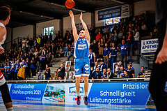 Basketball, win2day Basketball Superliga 2022/23, Grunddurchgang Runde 4, Oberwart Gunners, BC Vienna, Sebastian Käferle (7)
